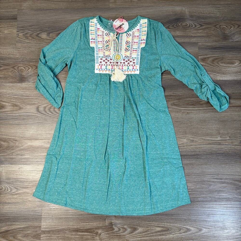 Hayden Shift Dress Boho Size Large Women's